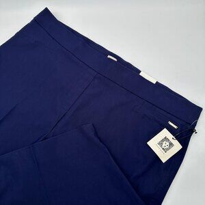 Anne Klein Women's 10" Inseam Pull On Bermuda Shorts, Size 3X, Classic Navy